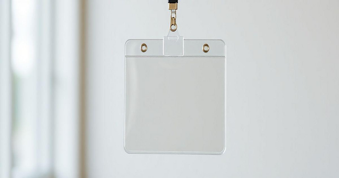 Porta Crach&aacute; Transparente com Presilha