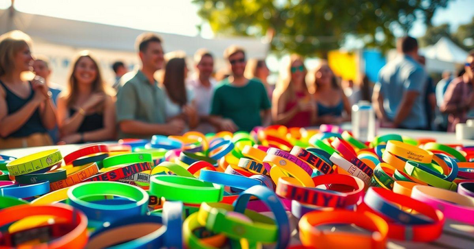 Pulseira de Borracha Personalizada para Todos