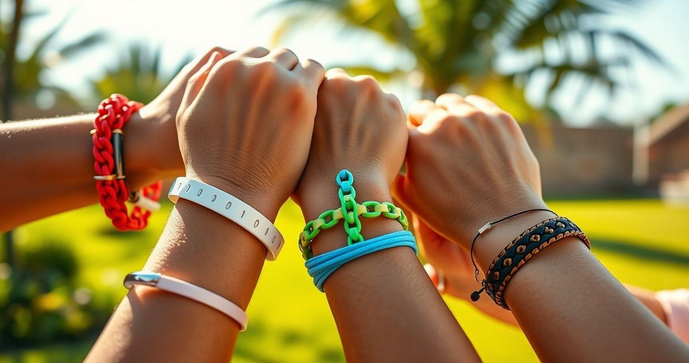 Pulseira de Borracha Personalizada para Todas as Ocasi&otilde;es