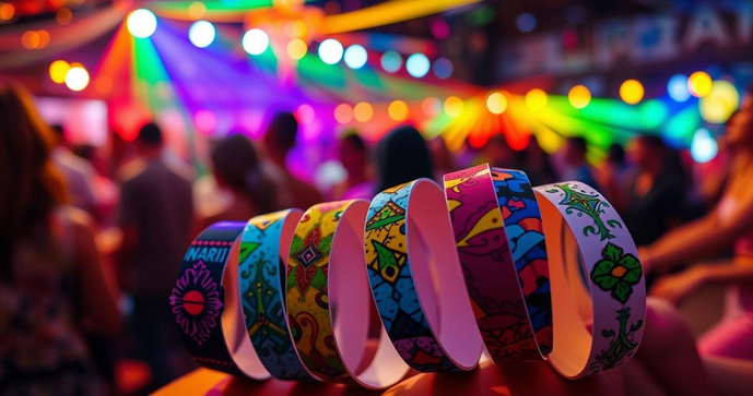 Pulseiras de papel para festa: Como escolher e usar corretamente