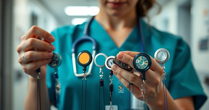 Como Escolher o Melhor Porta Crach&aacute; Retr&aacute;til para Enfermagem