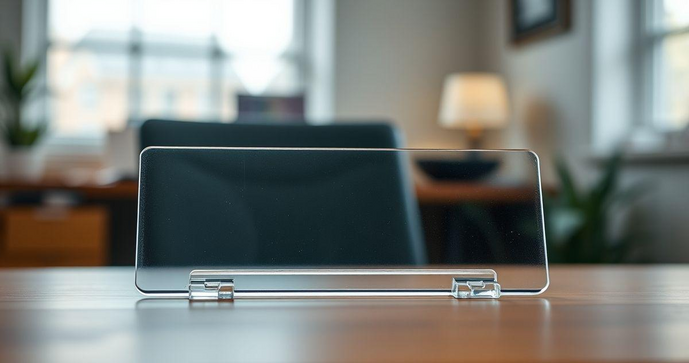 Porta Crach&aacute; Horizontal Transparente: A Escolha Ideal para Seu Acesso