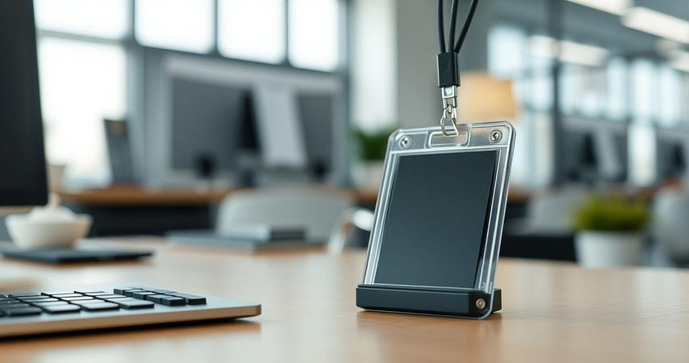 Porta Crach&aacute; Pl&aacute;stico: A Solu&ccedil;&atilde;o Pr&aacute;tica e Eficiente para Identifica&ccedil;&atilde;o Profissional