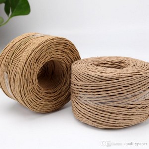 Alça de papel kraft torcido Alça de papel kraft torcido