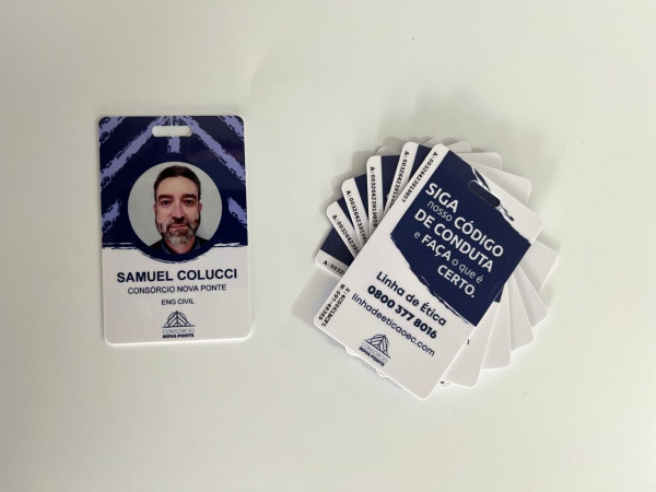 Crachás Para Controle De Acesso