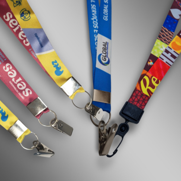 Cordão Para Crachás Em Diversas Larguras