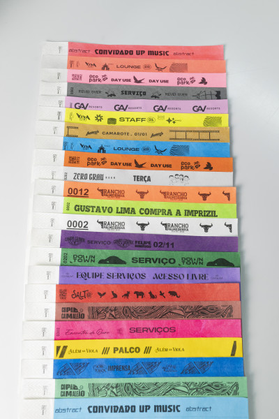 Pulseiras De Papel Para Eventos