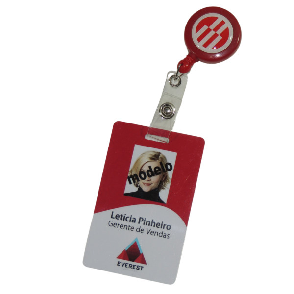 Crachás Com Cordão E Clip