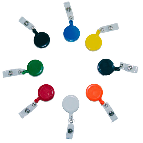 Porta Crachá Com Presilha Metálica